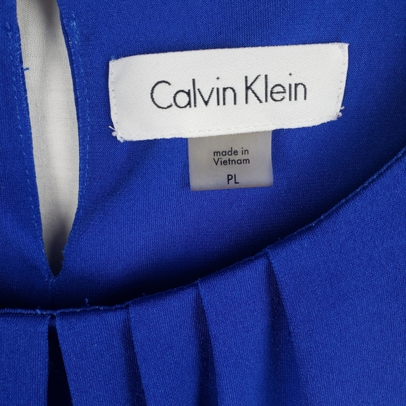 Calvin Klein Women's Blue and Black Shirt Sz PL - Picture 5 of 8